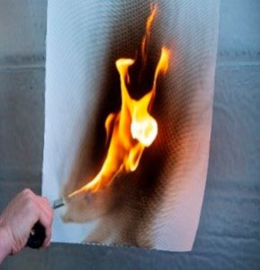 4 Effisus FR Membrane – Fire Resistance Demonstration